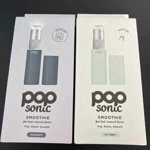 Pop Sonic Set of 2 Smoothie Hair Trimmer Devices Icy Mint A627245